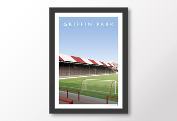 Brentford Griffin Park New Road Stand Poster, 8 of 8