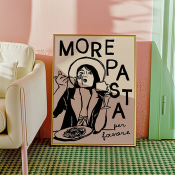 More Pasta Kitchen Print, 6 of 6