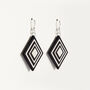 Matching Earrings And Necklace Stripey Diamond Set, thumbnail 6 of 12