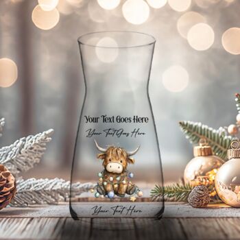 Personalised Christmas Highland Cow Family Gift Collection, 9 of 11