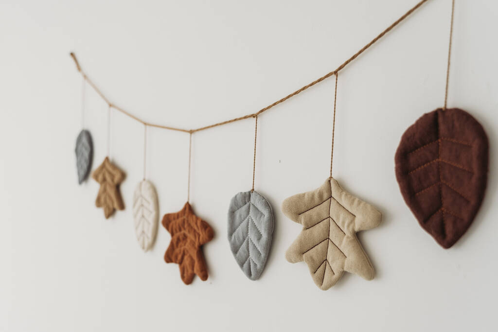 Quilted Cotton Leaf Garland, 1 of 9