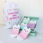 Personalised Bunny Baby Gift Set, thumbnail 1 of 3