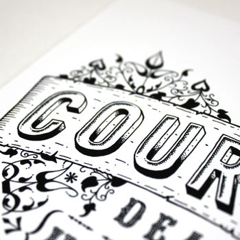 'Courage Dear Heart' Narnia Quote Print, 4 of 6