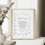 Personalised Christmas Poem For Auntie – Heartfelt Verse Gift, thumbnail 1 of 5
