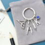 Architect Personalised Keyring Graduation Gift, Maths Keyring, thumbnail 7 of 9