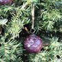 Four Pine Glass Tree Decoration Pink, thumbnail 2 of 2