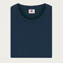 Two Pack Navy And Natural Organic Plain T Shirt Bundle, thumbnail 6 of 8