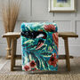 Super Soft Touch Toucan Lake Printed Throw 140x180cm, thumbnail 1 of 3