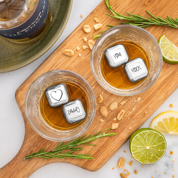 'Daddy You Rock' Personalised Steel Ice Cubes, 2 of 12