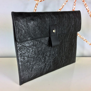 Black Leather Macbook Air Case, 2 of 4