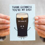 Funny Guinness Father's Day Card, thumbnail 1 of 4