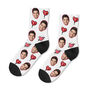 Personalised I Love You Face Socks, thumbnail 4 of 4