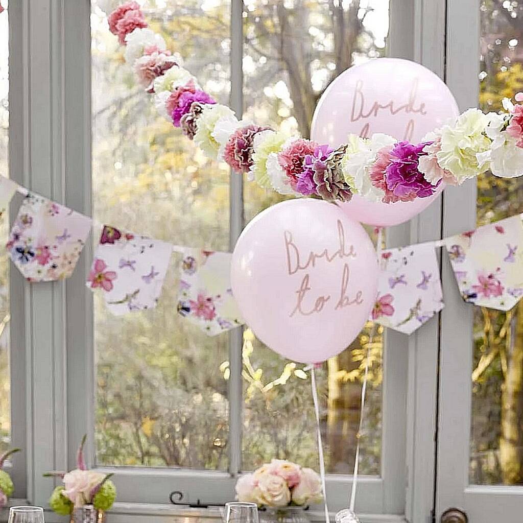 Bridal Shower Balloons By Bunting & Barrow | notonthehighstreet.com