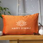 Velvet Diwali Cushion, thumbnail 1 of 4