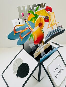 Cruise Themed 3D Birthday Card, 3 of 6