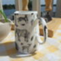 Cream Jug In Black Safari Design, thumbnail 4 of 8