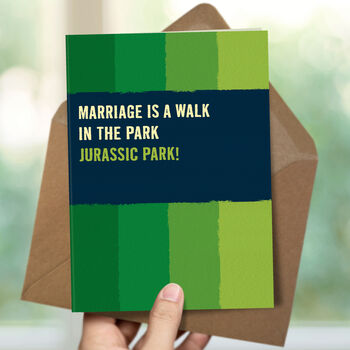‘Marriage’ Funny Wedding Or Anniversary Card, 3 of 4