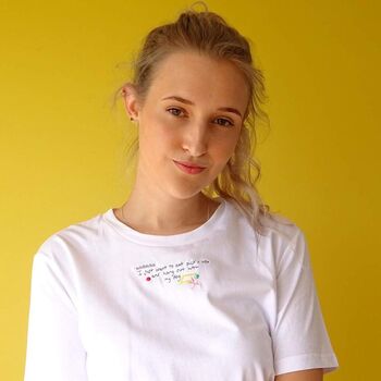 'Pick N Mix With My Dog' Embroidered Unisex T Shirt, 6 of 8
