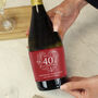 Personalised 40th Ruby Wedding Anniversary Prosecco, thumbnail 3 of 7