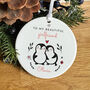 Personalised Girlfriend Ceramic Ornament With Name, thumbnail 1 of 7