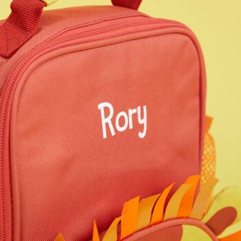 Personalised Colourful Lion Lunch Bag, 3 of 6