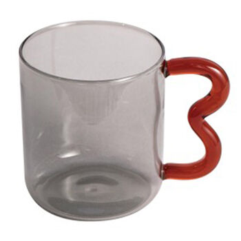 Coloured Glass Wiggle Mug, 3 of 8