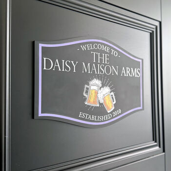 Personalised Acrylic 'Pub' Sign, 2 of 6