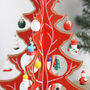 Red Christmas Character Tree, thumbnail 3 of 4