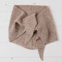 Lambswool Knitted Neckerchief, thumbnail 4 of 10
