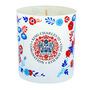 Blue And Red Floral King's Coronation Natural Candle, thumbnail 2 of 6