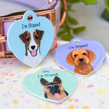 Premium Dog Breed Heart Tag Illustrated, 12 of 12