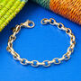 Classic Belcher Chain Bracelets In Gold Plate Or Silver, thumbnail 1 of 5