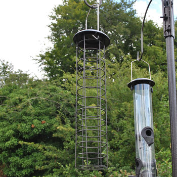 Bird Feeding Station With Large Feeders And Stabilizers, 8 of 12
