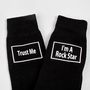 'Trust Me I'm A Rock Star' Socks, thumbnail 7 of 9