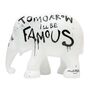 Tomorrow I'll Be Famous Original Elephant Statue, thumbnail 3 of 8
