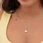 Clam Shell Charm Necklace, Sterling Silver Or Gold Plated, thumbnail 5 of 11