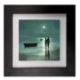 Nocturne's Reflection Framed Ceramic Art Tile, thumbnail 3 of 10