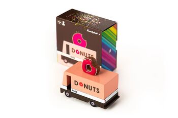 Wooden Donut Truck Toy, 3 of 4