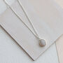 Australian Solid Opal Pendant Set In 9ct Gold And Sterling Silver, thumbnail 3 of 6