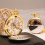 Personalised Silver And Gold Plated Alloy Pocket Watch, thumbnail 3 of 5