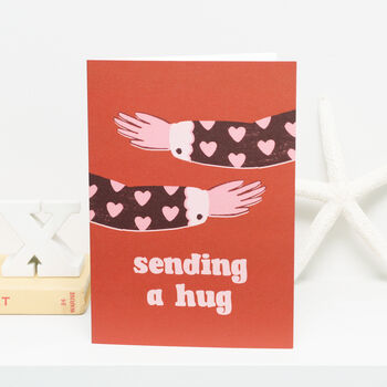 'Sending A Hug' Greeting Card, 4 of 5