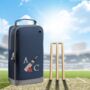 Personalised Embroidered Cricket Shoe Bag, thumbnail 3 of 9