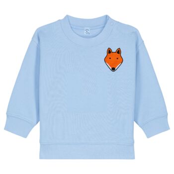 Babies Fox Organic Cotton Sweatshirt, 8 of 8