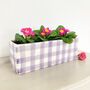 Gingham Plant Pot / Planter, thumbnail 4 of 4