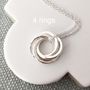 Interlinked Rings Necklace, thumbnail 9 of 11