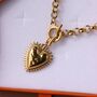 Sacred Heart Pendant Necklace, thumbnail 11 of 12