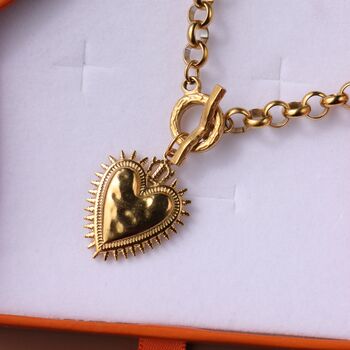 Sacred Heart Pendant Necklace, 11 of 12