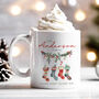 Personalised Family Name Christmas Mug, thumbnail 4 of 4