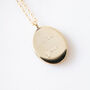 Personalised 18ct Gold Plated Tree Of Life Locket, thumbnail 4 of 9