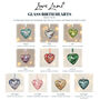 60th Birthday Diamante Champagne Flute With Birthstone Heart Gift Set, thumbnail 9 of 9